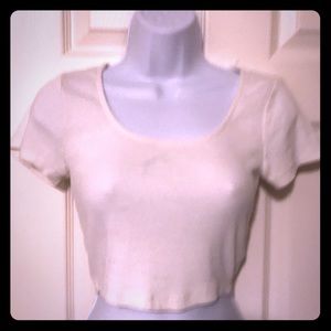 White Crop Top